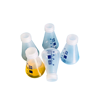 Frasco Erlenmeyer PP com Tampa 50 ml - Nalgon