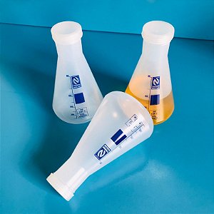 Frasco Erlenmeyer PP com Tampa 500 ml - Nalgon