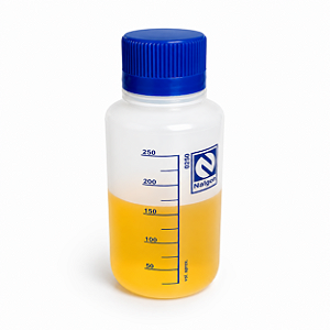 Frasco Grad. PE 250 ml Boca Estreita - Nalgon