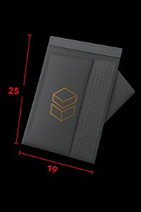 ENVELOPE DE SEGURANÇA COM PLÁSTICO BOLHA ECOLÓGICO CINZA - 19X25