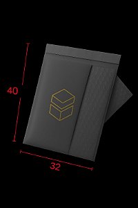 ENVELOPE DE SEGURANÇA COM PLÁSTICO BOLHA ECOLÓGICO CINZA - 32X40