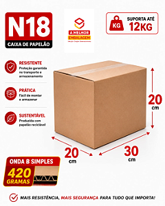 Caixa de Papelão N18 – 30x20x20