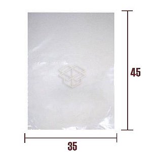 Saco Plástico de Polietileno - PEBD - 35X45