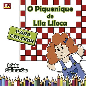 Livro de Colorir - O Piquenique de Lila Liloca