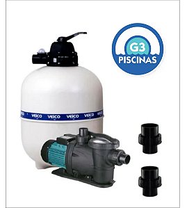 Conjunto Filtro e Bomba Veico com Bomba de 1 CV