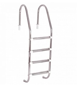 Escada para Piscina aço inox Degraus  ABS POOLTEC 4 degraus