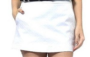 SHORTS SAIA EM PIQUET OFF COM BOLSO FACA