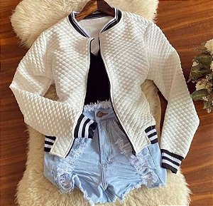 JAQUETA BOMBER METALASSE