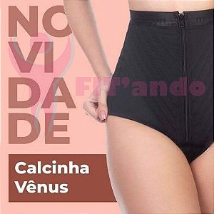 CALCINHA VÊNUS CÓS ALTO - COLCHETE