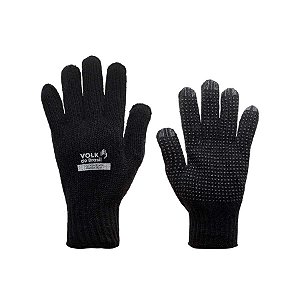 Luva Algodão Black Pigmentada Volk (12 pares) - CA 36347