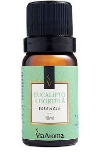 Essência Aromática Eucalipto e Hortelã Via Aroma - 10ml