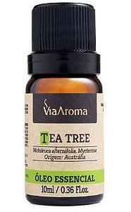 Óleo Essencial Tea Tree (Melaleuca) Via Aroma - 10ml