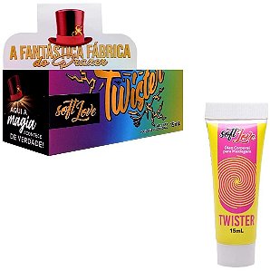 Twister Gel Furacão Sensações 15Ml Soft Love