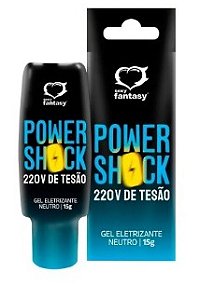 Power Shock 220v De Tesão Gel Eletrizante Neutro