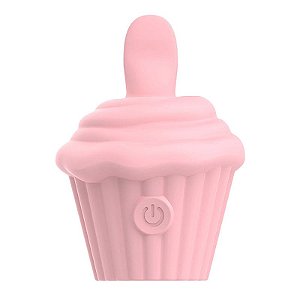 Vibrador de clitóris - cupcake com língua - SI