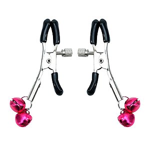 Grampos para os Seios - Prendedor de mamilo - Rosa