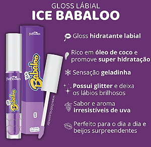 Gloss babaloo gela e vibra - hotflowers melancia