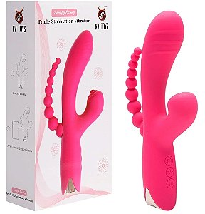 VIBRADOR TRIPLO SNAPPY BUNNY