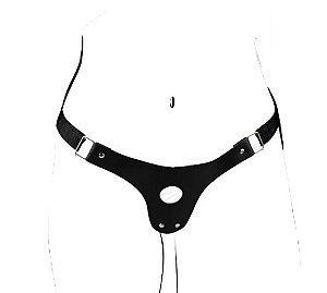 Cinta Peniana Ajustável com Furo Maior Pau Brasil