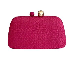 dune pink clutch bolsa