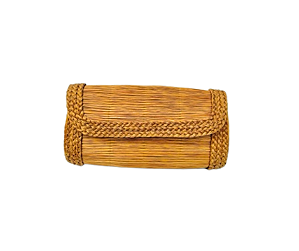 Bolsa Clutch Ouro Cerrado Carteira Pequena