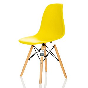 Cadeira Charles Eames Eiffel Amarela - KzaBela