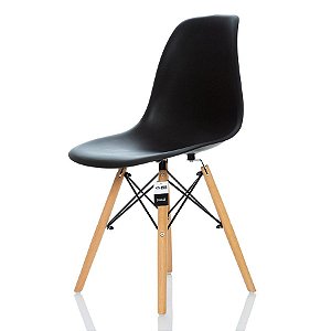 Cadeira Charles Eames Preta  - KzaBela