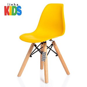 Cadeira Charles Eames Eiffel DSW KIDS - Amarela - KzaBela