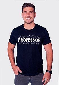 PROFESSOR- COR PRETO - MASCULINA ADULTA
