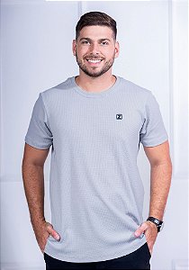 CAMISETA MASCULINA - CHESS - COR PRATA