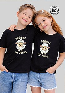 INFANTIL UNISSEX - OVELHINHA DE JESUS - COR PRETO