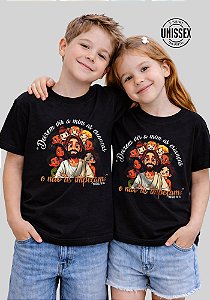 INFANTIL UNISSEX - DEIXEM VIR A MIM AS CRIANÇAS - COR PRETO