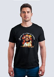 T-SHIRT MASCULINA - DEIXEM VIR A MIM AS CRIANÇAS - COR PRETO