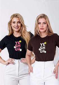 T-SHIRT FEMININA - YESHUA FLORES