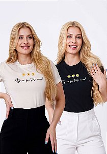 T-SHIRT FEMININA - DEUS FAZ TUDO NOVO