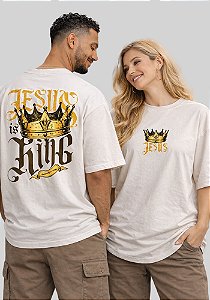 OVERSIZED - JESUS IS KING APOCALIPSE 19:16- COR MARFIM