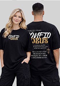 OVERSIZED - CONFIO EM DEUS - COR PRETO
