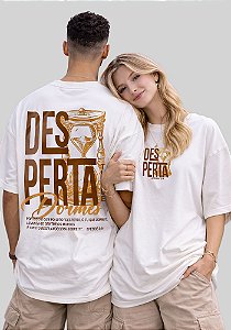 OVERSIZED - DESPERTA TU QUE DORMES - COR MARFIM