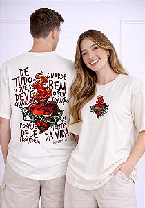 OVERSIZED - DE TUDO O QUE SE DEVE GUARDAR - COR MARFIM