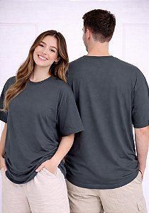 OVERSIZED - BÁSICA- COR CINZA