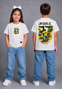 INFANTIL UNISSEX - BRASIL JESUS CRISTO