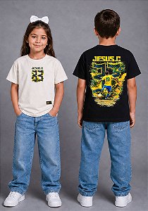 INFANTIL UNISSEX - BRASIL JESUS CRISTO