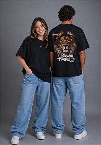 OVERSIZED - APOCALIPSE LEÃO DA TRIBO DE JUDÁ - COR PRETO