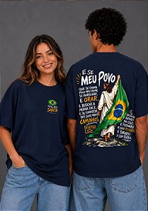 OVERSIZED - NAÇÃO SANTA - COR AZUL