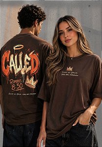 OVERSIZED - CALLED ROMANOS 8:30 - COR MARROM