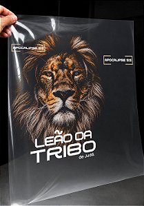 IMPRESSÃO DE DTF - APOCALIPSE LEÃO DA TRIBO DE JUDÁ - 33X43 CM