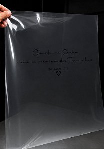 IMPRESSÃO DE DTF - GUARDA-ME SENHOR - 18X06 CM