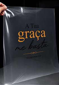 IMPRESSÃO DE DTF - A TUA GRAÇA ME BASTA- 20X17 CM
