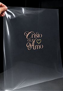 IMPRESSÃO DE DTF - CRISTO EU TE AMO- 08X08 CM