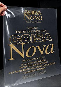 IMPRESSÃO DE DTF - VEJAM ESTOU FAZENDO UMA COISA NOVA - 33X37 CM